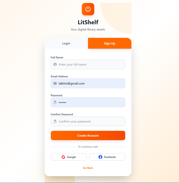 LitShelf BookStore Frontend